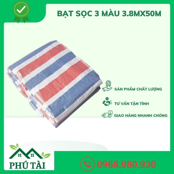 Bạt Kẻ Sọc 3.8mx50m