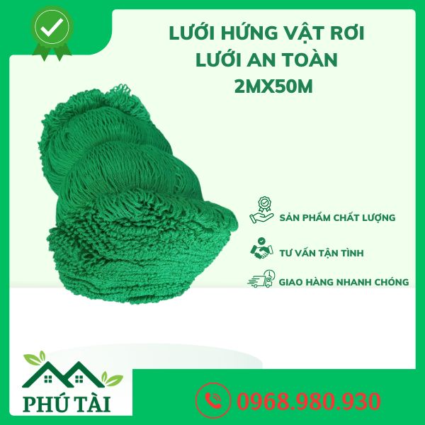 Lưới Hứng Vật Rơi 2mx50m