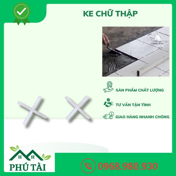 Ke chữ thập - ke dấu cộng ốp lát gạch