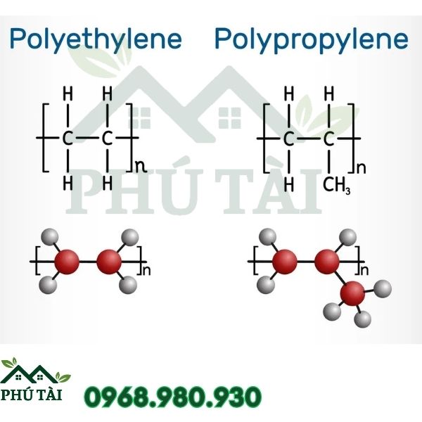 Phân biệt nhựa PP và nhựa PE