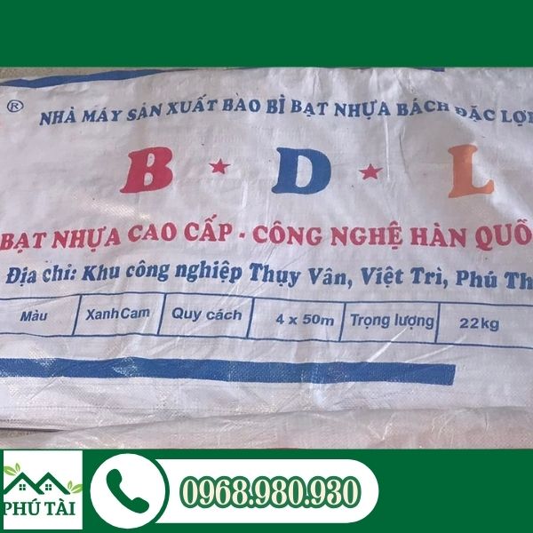 Bạt Xanh Cam 4mx50m 22kg Bạt Xanh Cam 4mx50m 22kg