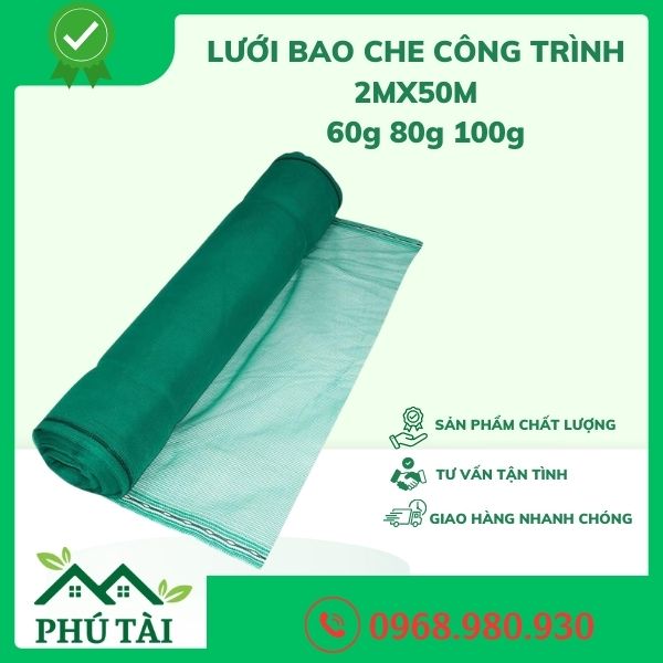 Lưới bao che 2mx50m