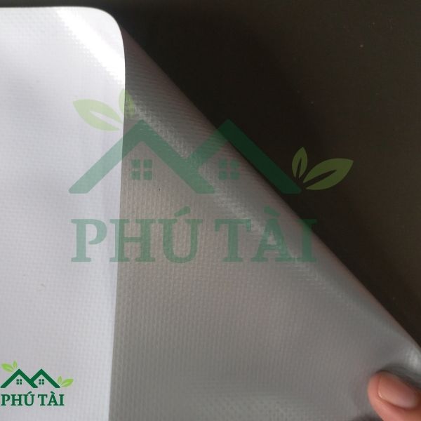 Bạt trắng xám, xám bạc định lượng 200g, 250g