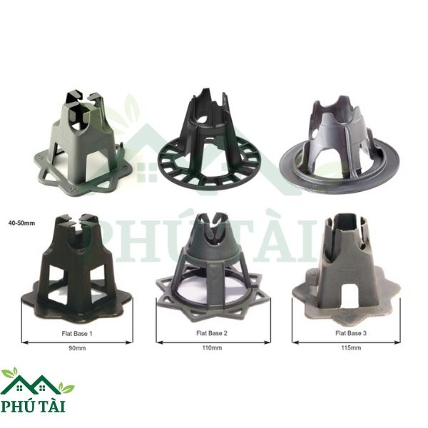 So sánh cục kê bê tông và cục kê nhựa | Loại nào tốt hơn? kê nhựa PVC