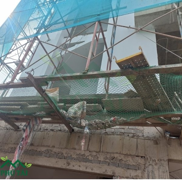 Hướng Dẫn Lắp Đặt Lưới Hứng Vật Rơi Đúng Cách Lưới chống rơi ngăn các vật liệu rơi từ trên cao xuống