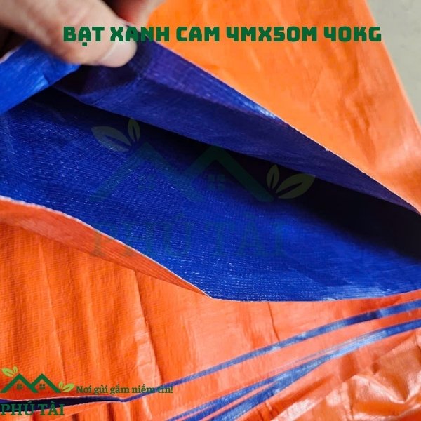 BẠT XANH CAM 4MX50M 40KG