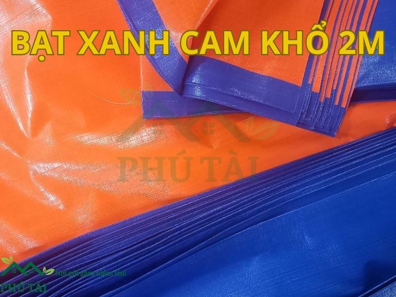 Bạt Xanh Cam Khổ 2m - Phú Tài