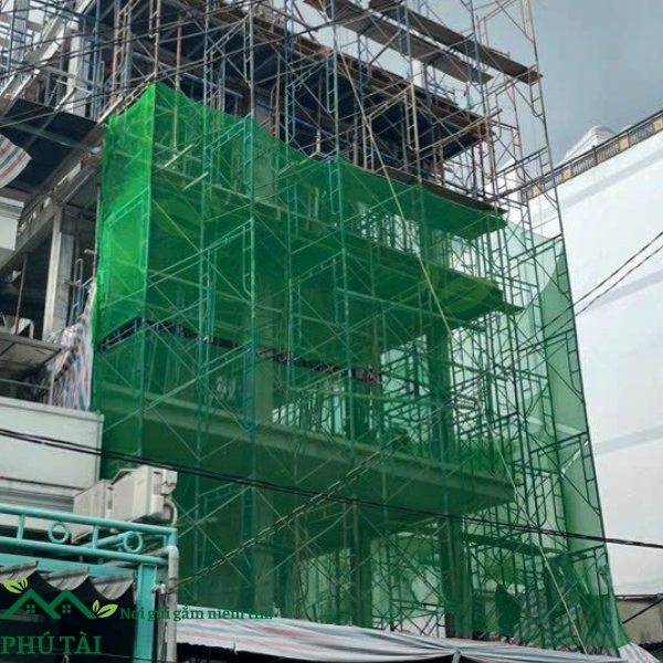 Công trình sử dụng lưới mùng bao che pe