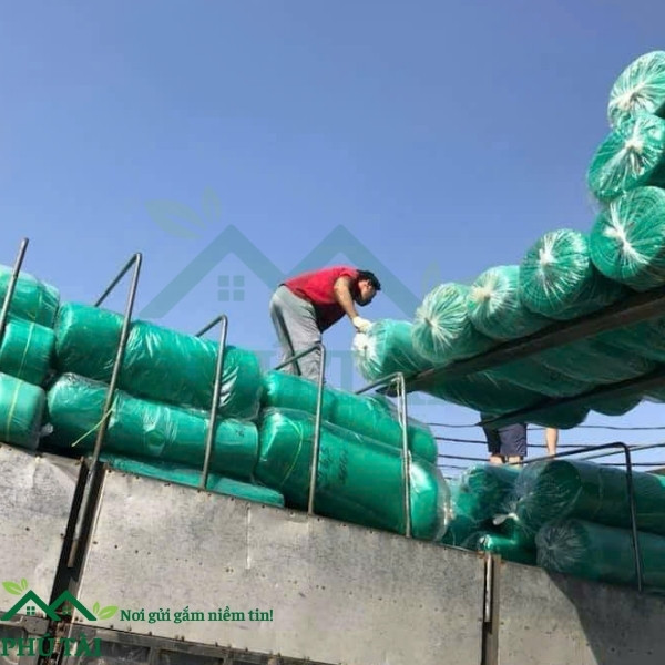 Lưới bao che công trình Bình Dương khổ 2m dài 100m hdpe