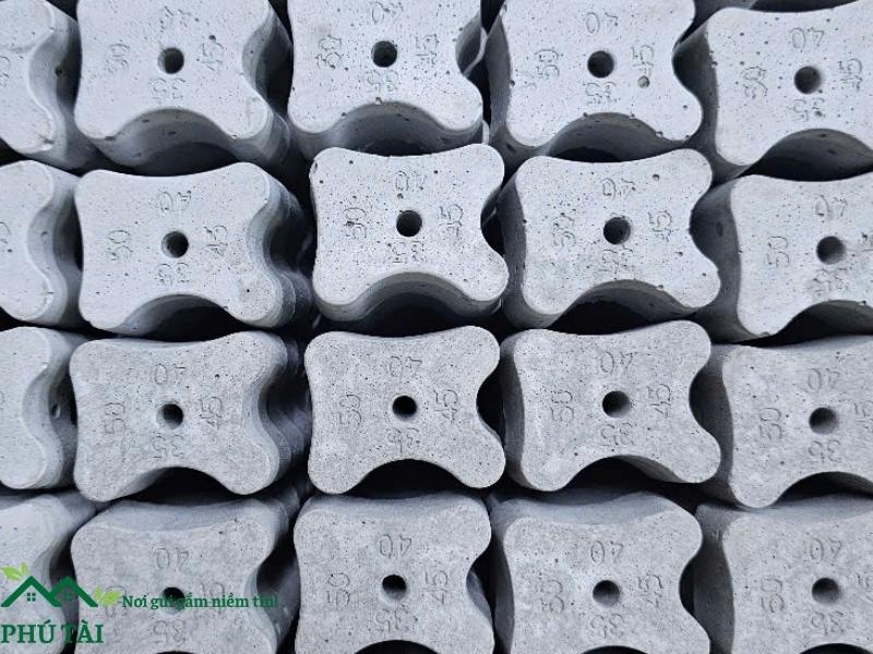 thùng kê bê tông đa kích thước 5cm