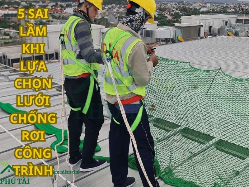 5 Sai Lầm Khi Lựa Chọn Lưới Chống Rơi Công Trình Mà Bạn Cần Tránh