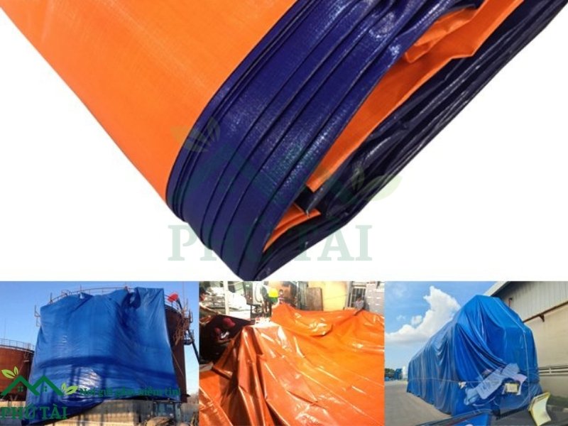 Ứng dụng bạt xanh cam trong xây dựng và đời sống