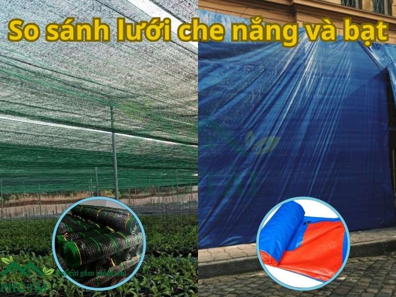 So Sánh Lưới Che Nắng Và Bạt — Ưu Nhược Điểm & Cách Chọn Đúng