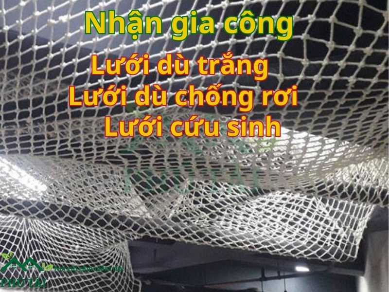 Nhận Gia Công Lưới Dù Chống Rơi – Lưới Dù Trắng – Lưới Dù Cứu Sinh