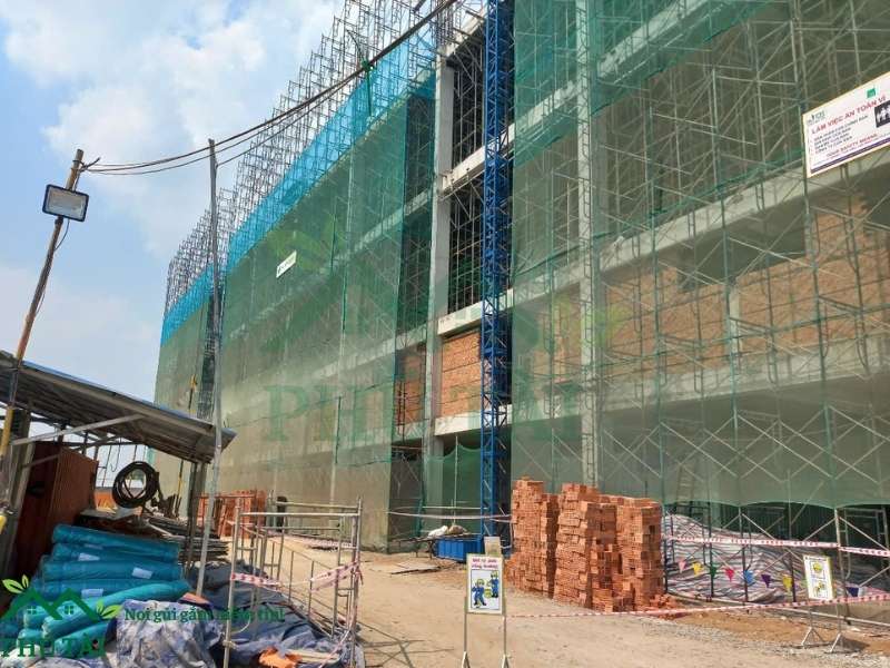 Giá Lưới Bao Che 60gr/m2 Chỉ từ 4.200 đ/m2 Công trình sử dụng lưới bao che 60gr do Phú Tài cung cấp