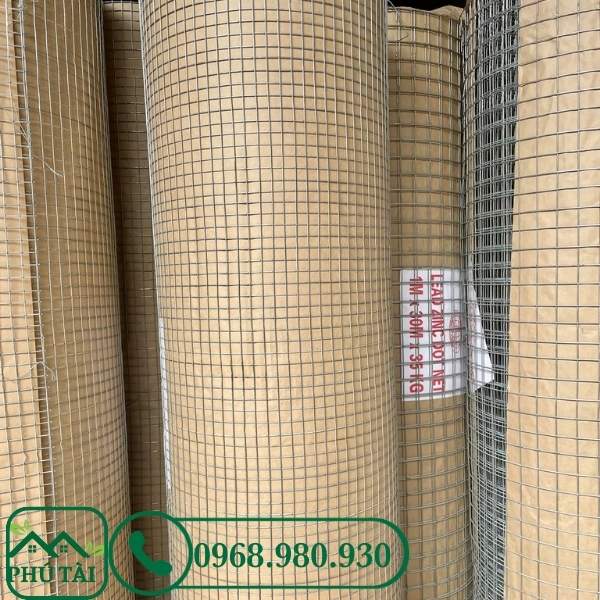 Lưới Kẽm Ô Vuông Phú Tài nhà cung lưới thép hàn ô vuông chất lượng