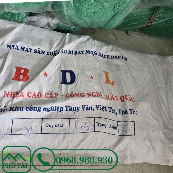 Bạt xanh cam 8mx50m 50kg bách đắc lợi
