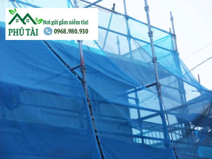 Lưới bao che Bình Chánh giá rẻ, thi công chuyên nghiệp, có mặt nhanh Lưới bao che công trình