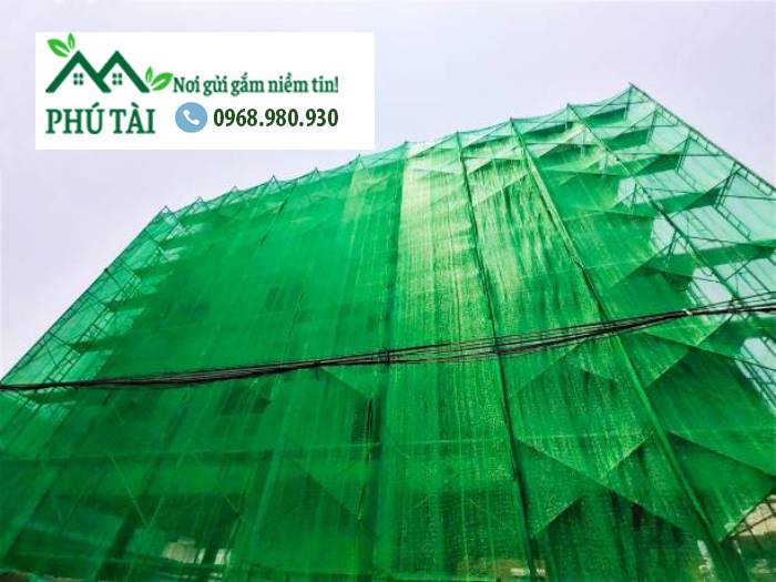 Lưới bao che Bình Chánh giá rẻ, thi công chuyên nghiệp, có mặt nhanh Lưới bao che công trình