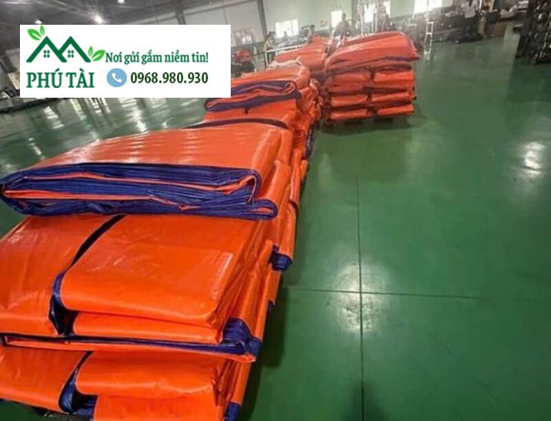 Bạt xanh cam tại Quận 2 Bạt xanh cam