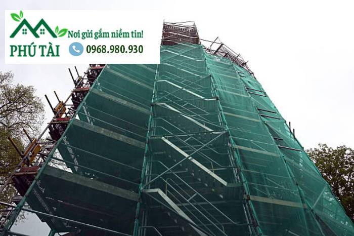 Lưới bao che Nhà Bè giá rẻ, thi công chuyên nghiệp, có mặt nhanh Lưới bao che công trình