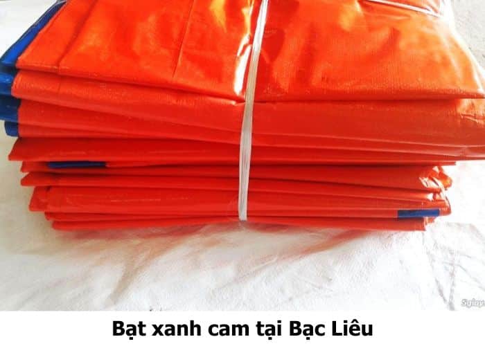 Bạt xanh cam tại Bạc Liêu
