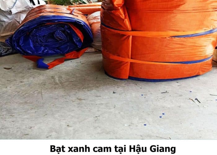 Bạt xanh cam tại Hậu Giang