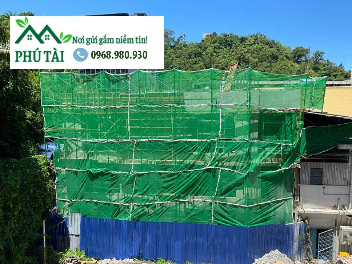 Lưới bao che Nhà Bè giá rẻ, thi công chuyên nghiệp, có mặt nhanh Lưới bao che công trình