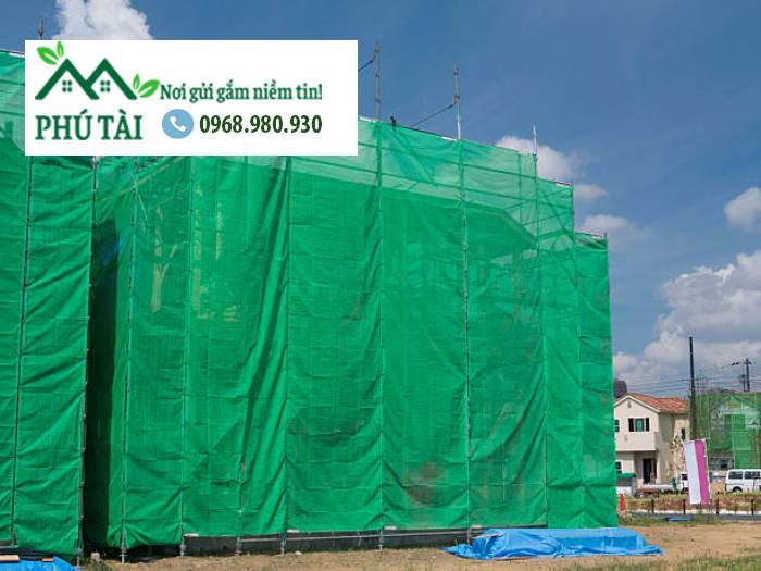 Lưới bao che Nhà Bè giá rẻ, thi công chuyên nghiệp, có mặt nhanh Lưới bao che công trình