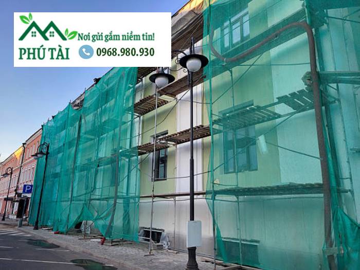Lưới bao che tại Bình Thuận bền đẹp, thi công chuyên nghiệp, giá tốt Lưới bao che công trình