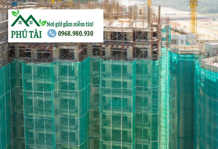 Lưới bao che Quận 12 giá rẻ, thi công chuyên nghiệp, có mặt nhanh Lưới bao che công trình
