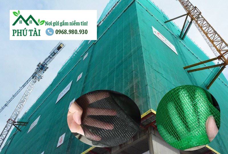 Lưới bao che Quận 12 giá rẻ, thi công chuyên nghiệp, có mặt nhanh Lưới bao che công trình