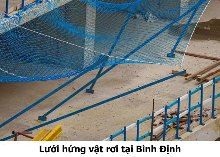 Lưới hứng vật rơi tại Bình Định