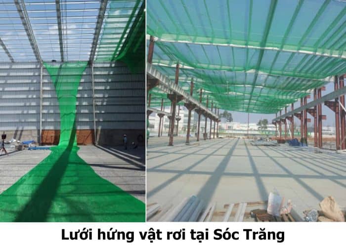 Lưới hứng vật rơi tại Sóc Trăng
