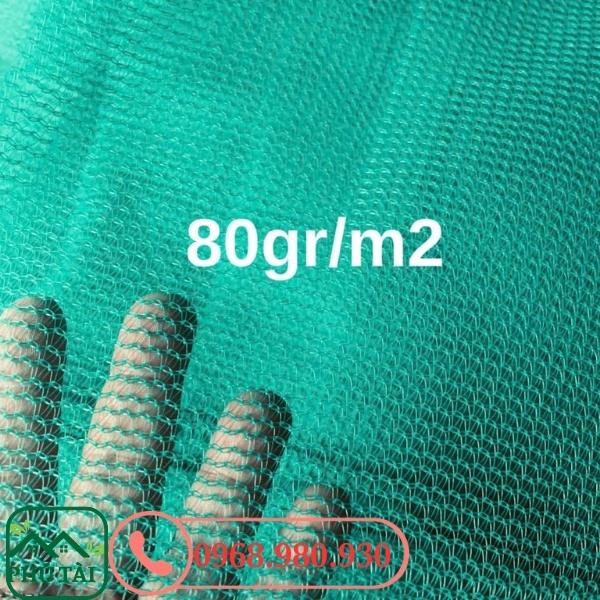 Lưới Bao Che 80g Lưới bao che 80gr màu xanh ngọc