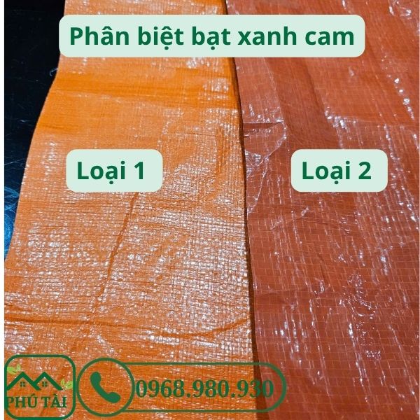 Phân Biệt Bạt Xanh Cam Loại 1 Và Loại 2 – Nên Chọn Loại Nào Cho Công Trình? Phân biệt bạt xanh cam loại 1 và loại 2