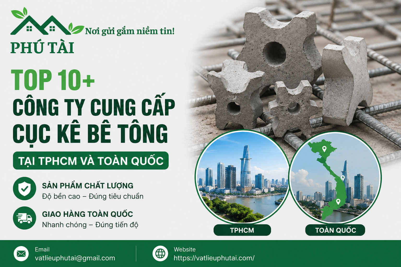 Top 10+ công ty cung cấp cục kê bê tông tại Tphcm và Toàn Quốc